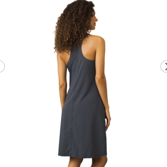 Prana Barton Gray Performance Racer Back Dress - Picture 3 of 9